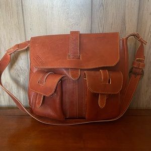 Frye Bag 11” across and 10” High